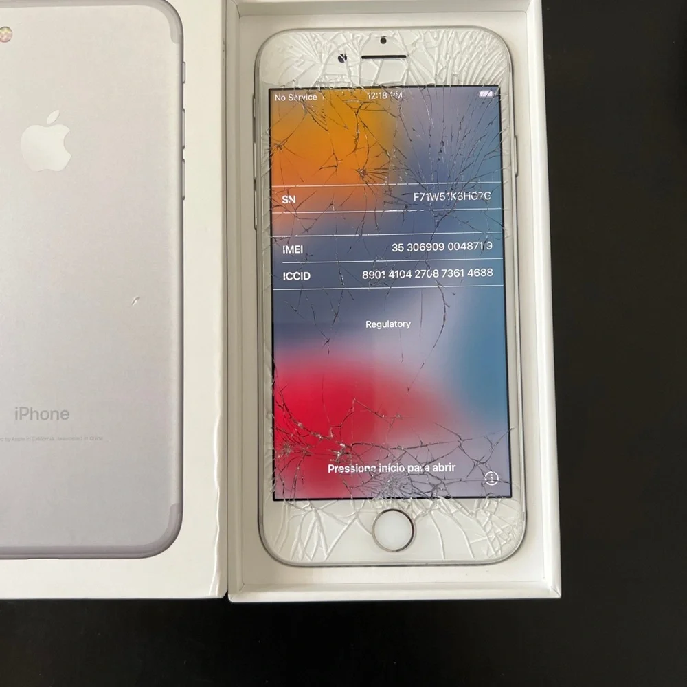 Apple glass cracked